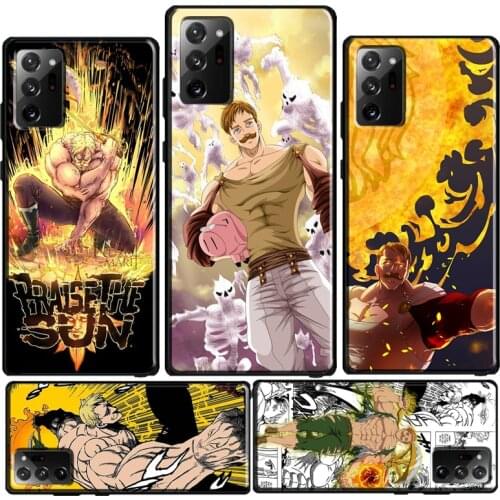 Escanor Nanatsu no Taizai Phone Case For Samsung Galaxy S20 FE S21 Ultra Note 20 S8 S9 S10 Plus S10e Note 10 Plus