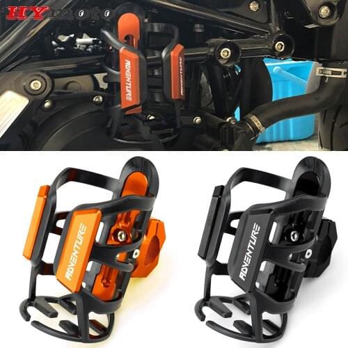 For KTM ADVENTURE 390 790 1050 1190 1090 1290 adventure Motorcycle CNC Accessories Beverage Water Bottle Drink Cup Holder Mount