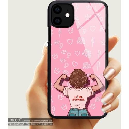 Feminist Feminism Power girls Phone Case Rubber for iPhone 12 11Pro Max XS 8 7 6 6S Plus X SE 2020 XR 12Mini Covers