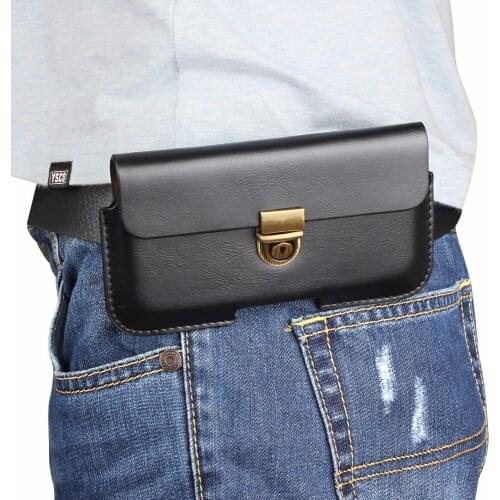 FSSOBOTLUN,Luxury pu Leather Wallet Pocket Bag For LEAGOO M9 Pro Waist Wallet Phone Bag Case Cover For LEAGOO M9