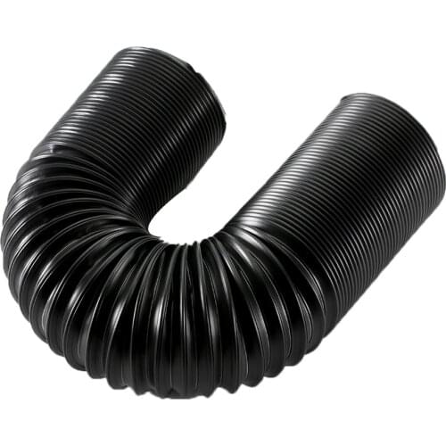 Car Inlet Pipe Cold Air Intake Hose Tube Pipe Ducting Feed Pipe Vacuum Silicone Rubber Flexible Black for Air Filter Accessories