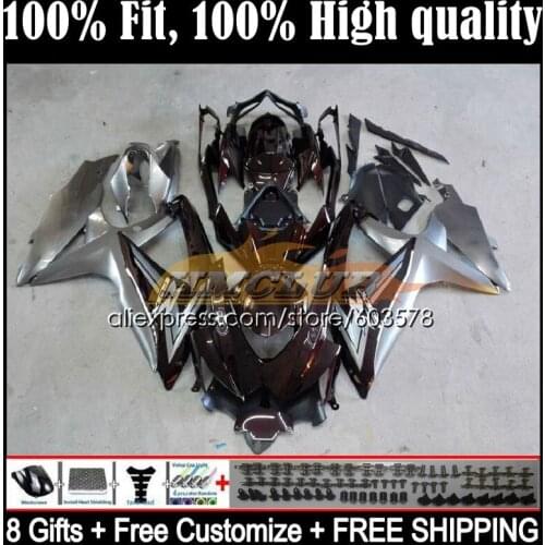 Injection For SUZUKI GSXR 750 600 CC GSXR-600 K8 08 6CL.2 GSXR750 GSXR600 08 09 10 GSXR-750 2008 2009 2010 Fairing Wine red