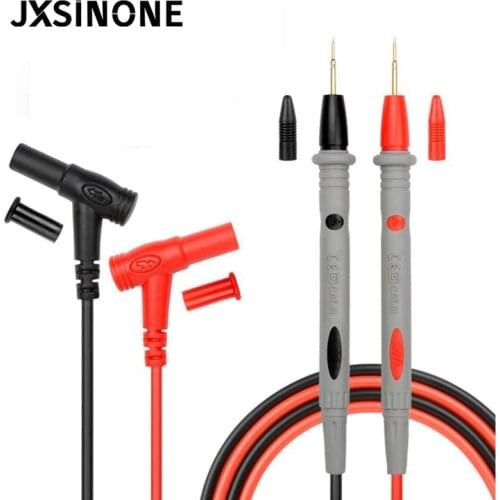 JXSINONE Multimeter probes sharp needles test leads kits probe for digital multimeter cable feeler 4mm Banana plug