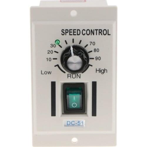 DC Motor Speed Controller AC Input 220V Output 180V DC Governor for DC Motors Under 400W With Stepless Speed Regulation