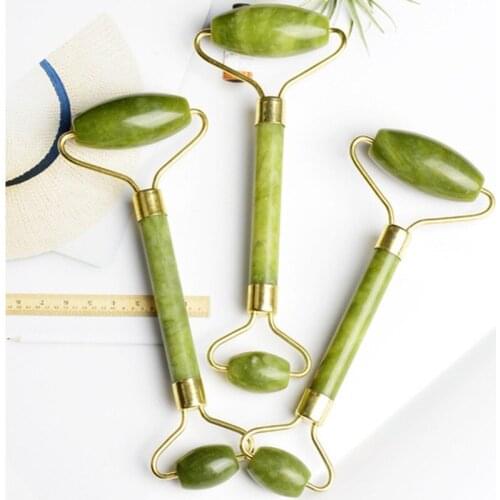 Face Massager Jade Roller Facial Skin Health Care Tools Natural Gouache Scraper for Body Neck Back Beauty Slimming Massagers Set