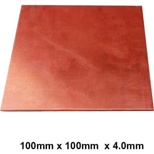 Premium 100x100x4.0mm DIY Copper Shim Heatsink thermal Pad for Laptop GPU CPU VGA Chip RAM and LED Copper Heat sink