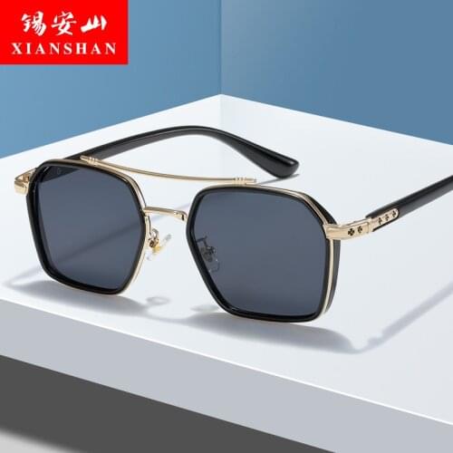 2021 New Trens Fashion Charm Sunglasses for Men Women double beam outdoor sports fashion personality sun glasses