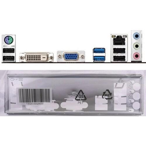 New I/O shield back plate of motherboard for P8H61-M LX2 R2.0 P8B75-M LX PLUS just shield backplate Free shipping