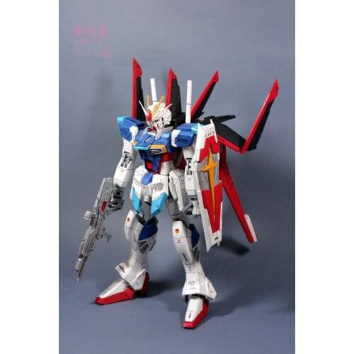 Positive Ratio Gundam Series ZGMF-X56SForceImpulseGundam 3D Paper Model DIY Manual