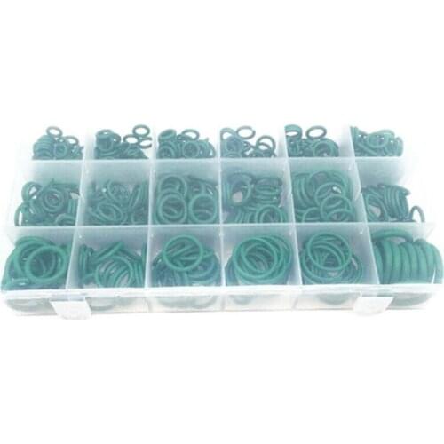 Rubber O-Ring 530 Pcs Auto Tool Green High quality Kit New Washer Seal A/C System Automotive