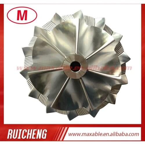 S300 1291-123-2017/2074 73.00/98.00mm 7+7 blades high performance turbo billet/milling compressor wheel for 1300-909-7052