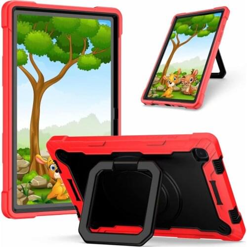 Silicone Shockproof Case for Samsung Tab A7 10.4" 2020 SM-T500 T505 T507 Tab A 10.1 2019 T510 T515 8.0 T290 T295 Stand Cover