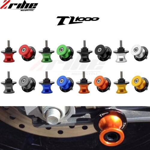 8mm Motorcycle Swingarm Sliders Spools Swingarm Stand Screws Slider For SUZUKI TL1000S / TL1000R All Year TL1000 R S TL 1000 R S