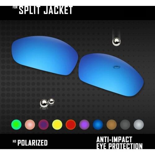 OOWLIT Lenses Replacements For Oakley Split Jacket OO9099 Sunglasses Polarized - Multi Colors