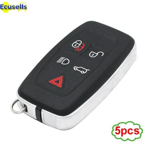 5pcs/lot Replacement Keyless Remote Key Shell Case Fob 5 Button for Land rover LR4 for Range Rover Sport Evoque