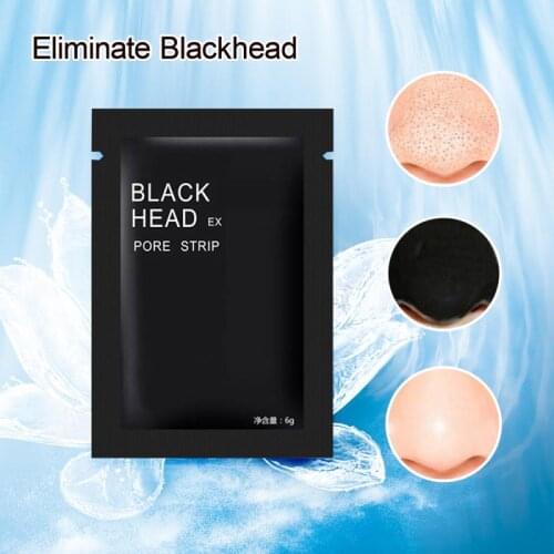 1pcs blackhead remover,deep cleansing black mud mask, acne pore strip peel TSLM1