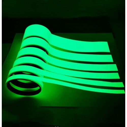 3m/5m Luminous Fluorescent Night Self-adhesive Glow In The Dark Sticker Tape Safety Security Home Decoration Warning Tape