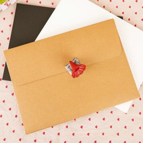 30pcs/lots 9 Number Super A4 Envelope 23*32cm Black White Business Affairs Special-purpose Large Exceed Thickness File Bag