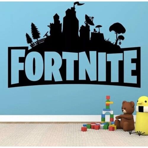 58*89 Cm Fortnite Large Stickers Bedroom Wall Decoration Stickers Kids Personality Stylish and simple Sticker Birthday Gifts