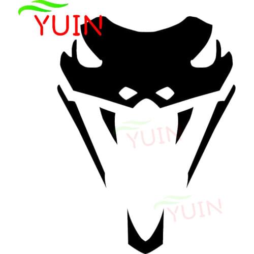 Car Sticker Viper Snake Head Decal Auto Accessories Fashion PVC Bumper Decoration Cover Scratch Waterproof Sunscreen Decals
