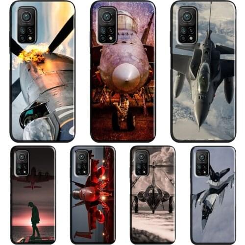 Aircraft Plane For Xiaomi Mi 11 Ultra Note 10 Lite Mi 9T 10T Pro A3 Coque For POCO X3 Pro M3 F1 F3 Case