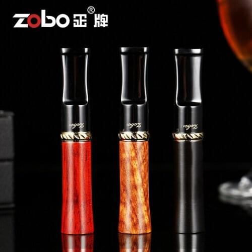 Zobo solid wood cigarette holdercirculating cleanable filter cigarette holder for mens smoke sandalwood.ebony.rosewood