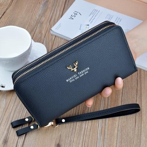 Long Womens Wallet Female Purses Tassel Coin Purse Card Holder Wallets Female Pu Leather Clutch Money Bag Female Wallet