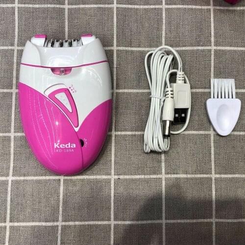 USB rechargeable electric epilators are available for both men and women, and can be used to remove underarms and body hair