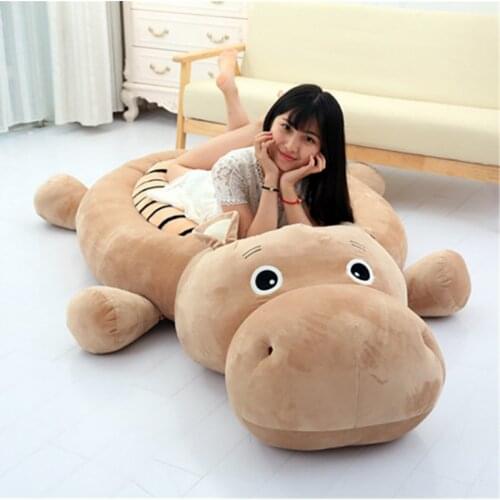 Fancytrader Big Animals Hippo Tiger Duck Dog Tatami Bed Stuffed Anime Toys Carpet 200cmX100cm