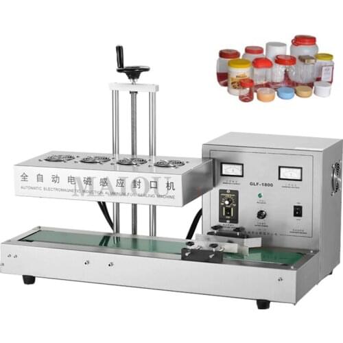 GLF-1800 Automatic Aluminum Induction Heating Foil Sealing Machine for Bottles 15-120Mm