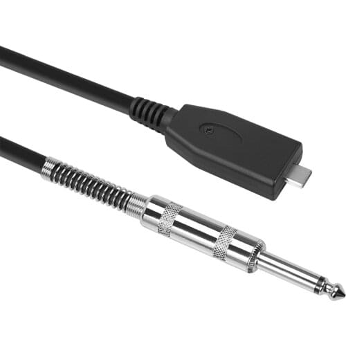 USB Type-C Male to 6.35mm Male Cable Guitar Audio Recording Adapter Cord Guitar Sound Transmission Computer Cable Accessories