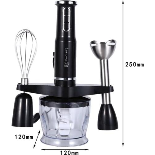 3 Speed 600W 4 in 1 Electric Food Processor Mixer Multifunction Kitchen Detachable Hand Blender Egg Beater Vegetable Stand Blend