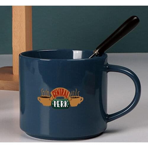 New 430ML Friends TV Show Series Central Perk Ceramic Coffee Tea Cup Mug