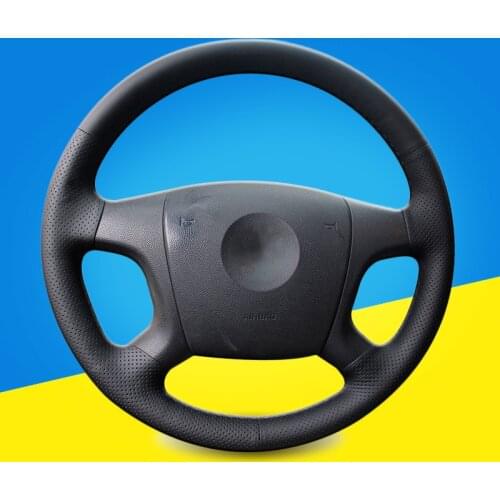 Auto Braid on the Steering Wheel Cover for Old Skoda Octavia 2005-2009 Fabia 2005-2010 Interior Car Steering Wheel Cover Styling