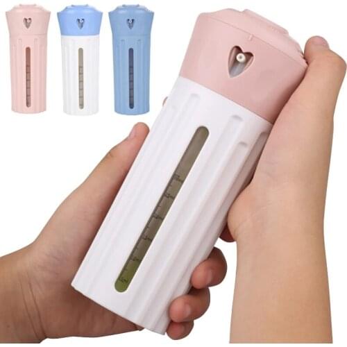 Portable 4 In 1 Multifunctional Holder Travel Bathroom Accessories Bathroom Storage Toiletries Sub-bottle Refillable Shower Gel