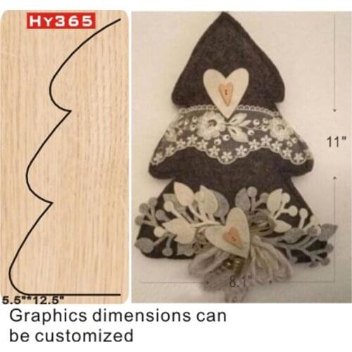 Christmas tree cutting dies 2019 die cut & wooden dies Suitable for common die cutting machines on the marke