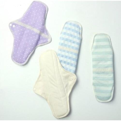 1pcs Panty Liner Pads Menstrual Cloth Sanitary Pad Thin Cotton Feminine Hygiene Health Care Leakproof Washable Reusable Female