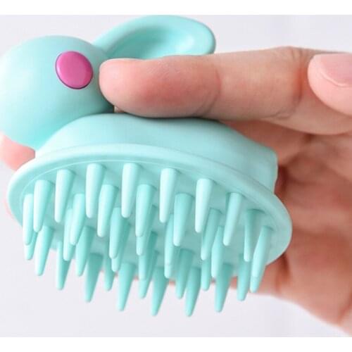 Silicone Shampoo Scalp Hair Massager Head Body Scalp Massage Brush Comb Hair Washing Comb Shower Brush Bath Spa Massage Brush