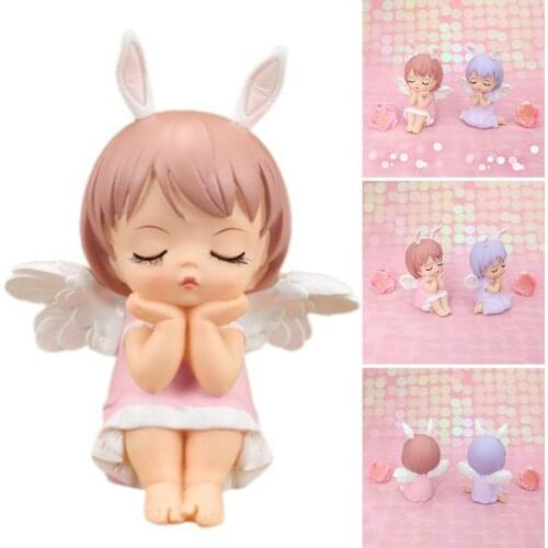 Birthday Cake Cupcake Topper Cute Angel Decoration Celebrating Party Supplies For Kids Girl День Рождения Drop Shipping