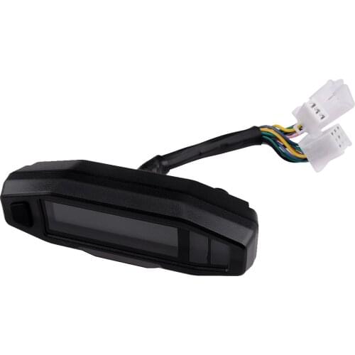 Universal LCD Digital Motorcycle Multi Gauge Bar Speedometer Odo Tachometer Gear Indicator 199km/h Max Trip 999.9km
