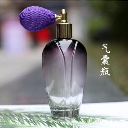Vintage atomizer perfume bottle unique perfume bottles Portable Crystal Glass Perfume Bottle With Atomizer Empty Cosmetic Mini