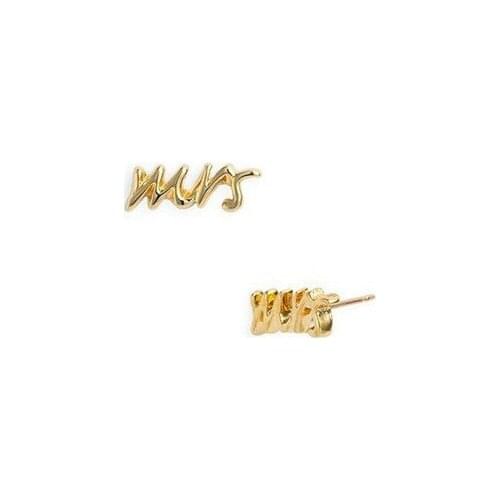 Fashion Say Yes Mrs Earrings Dot Stud Earrings for Women