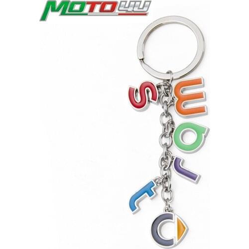 1PC Stainless Steel Smart Car Key Chain Keychain smart fortwo, 451, smart logo key ring Alphabetic decorative chain long ring