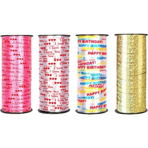 100Yard Balloon Colour Curling Ribbon Helium Wedding Birthday Gift Craft Favour Party Baloon Decoration Supplies