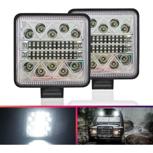 102W 34SMD LED work lights circle spotlight flash 12V 24V universal Accessories For Offroad 4X4 4WD Car SUV Truck Excavator ATV