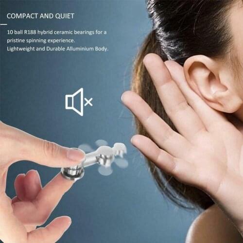 304ss Anti-Anxiety Fidget Spinner Fidget Hand Toys Stress Relie Toys Gift Rotator Decompresses Portable Relax Adult For Chi P1L2