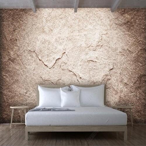 Milofi custom 3D wallpaper mural rock texture rural wallpaper living room bedroom background wall decoration painting wallpaper