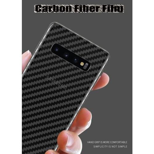 3D Carbon Fiber Protective Sticker Screen Protector For Samsung Galaxy S10 Ultra S7 S7E S8 S8P S9 S9P S10 S10P S10E
