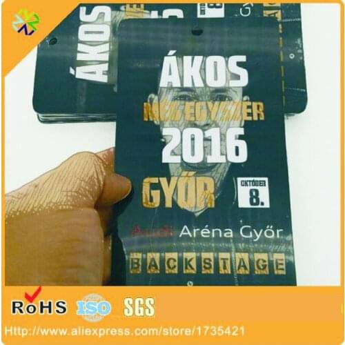 500pcs/lot)Customized CMYK Plastic Business Cards PVC for promotion/club/business