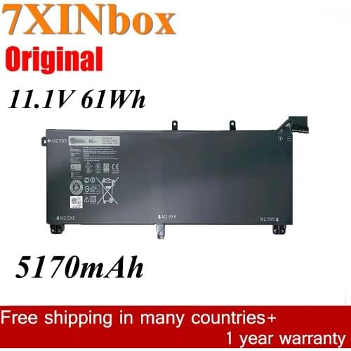 7XINbox 11.1V 61wh T0TRM 245RR 0H76MY H76MV 07D1WJ Laptop Battery For Dell Precision M3800 XPS15 9530 XPS15 9535 Series